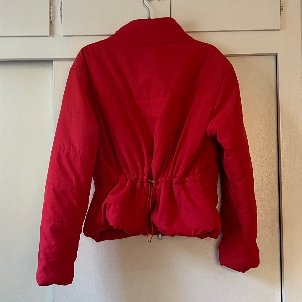 Red Cropped Jacket - Picture 5 of 5